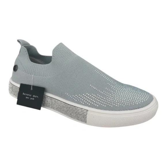 Bernie Mev Matrx Grey Women's Slip-On Comfort Shoes Lightweight Casual NWB - Picture 1 of 7